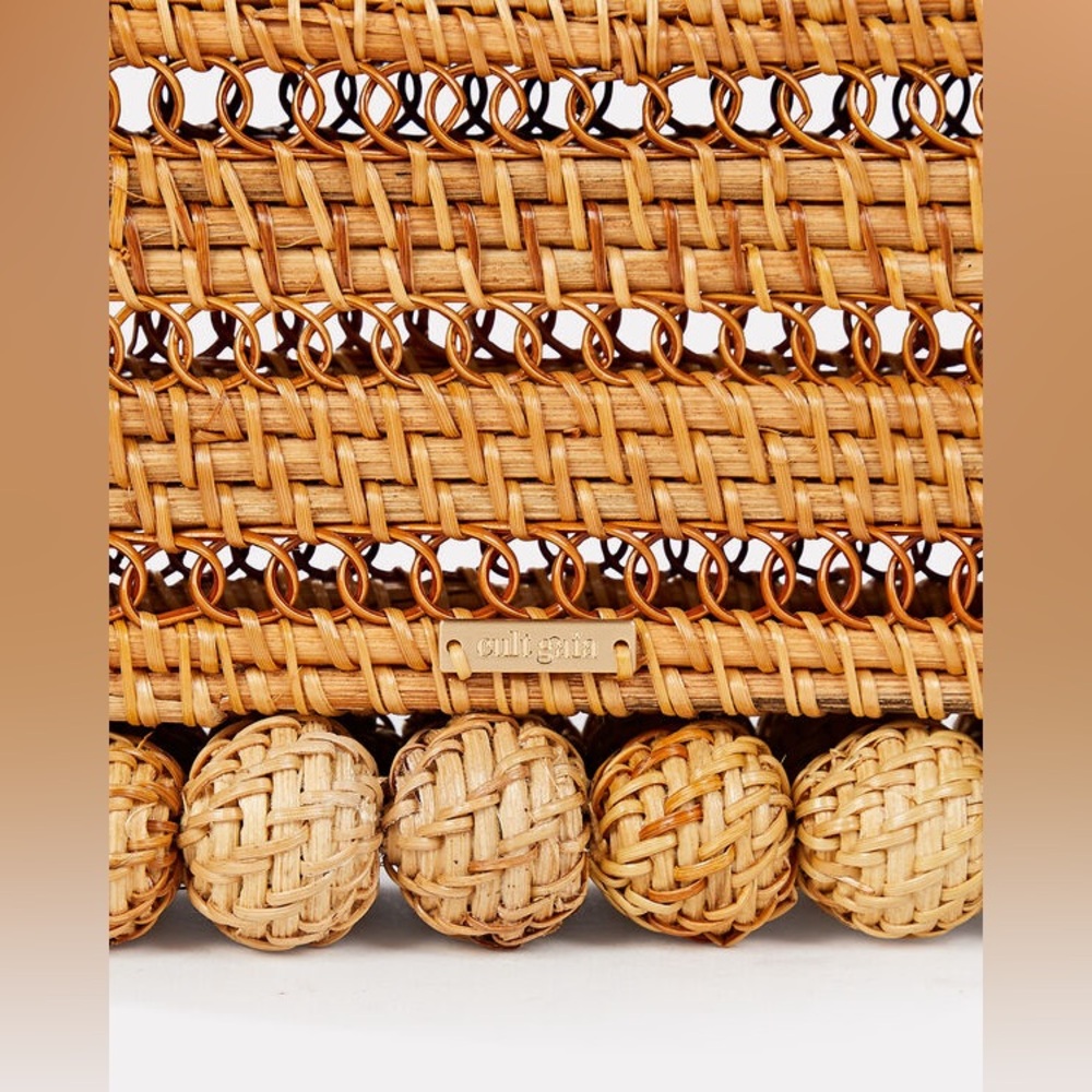Cult Gaia | Eos Rattan Clutch - Picture 4 of 7